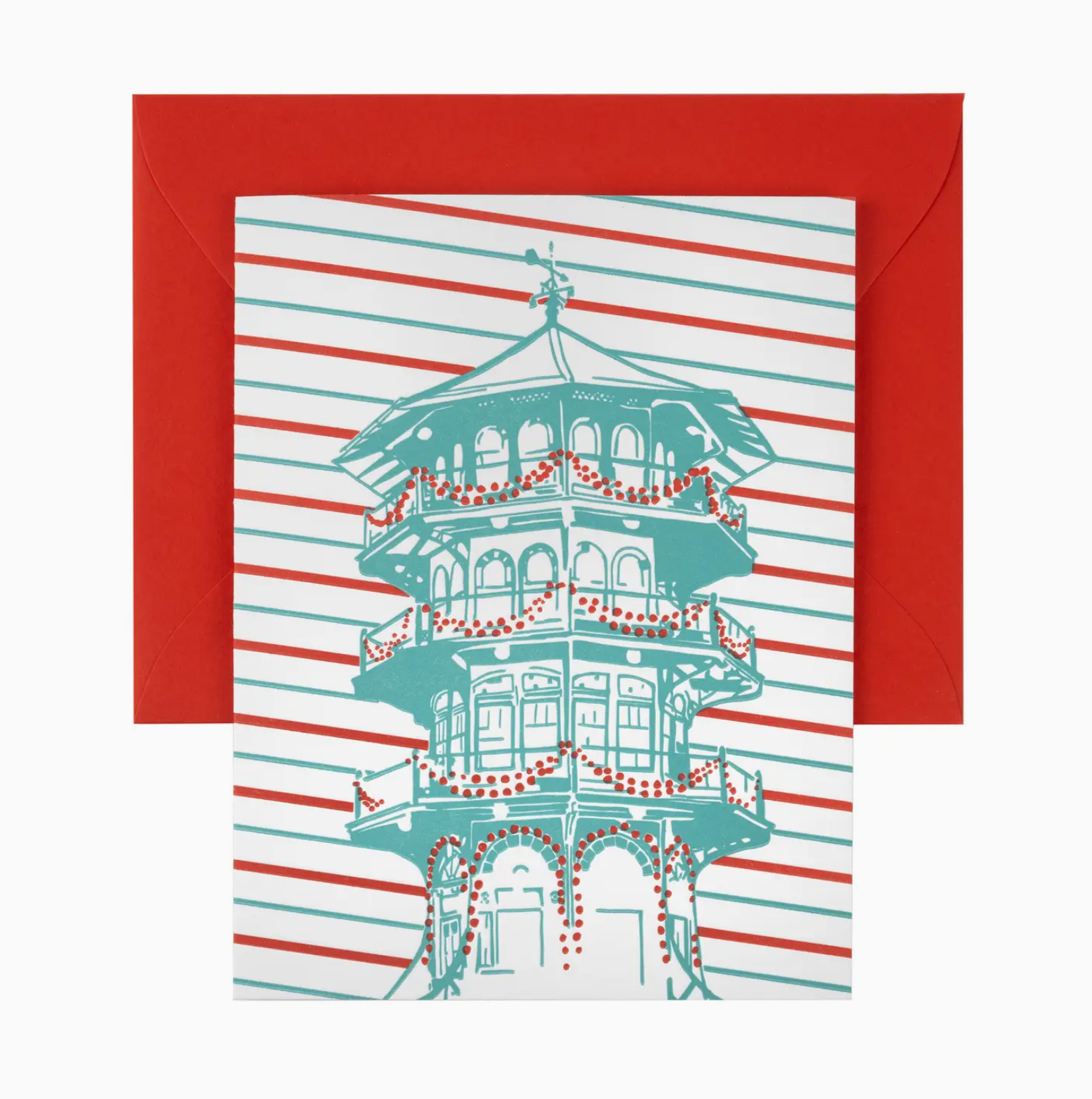 Tiny Dog Press Observatory Holiday Card