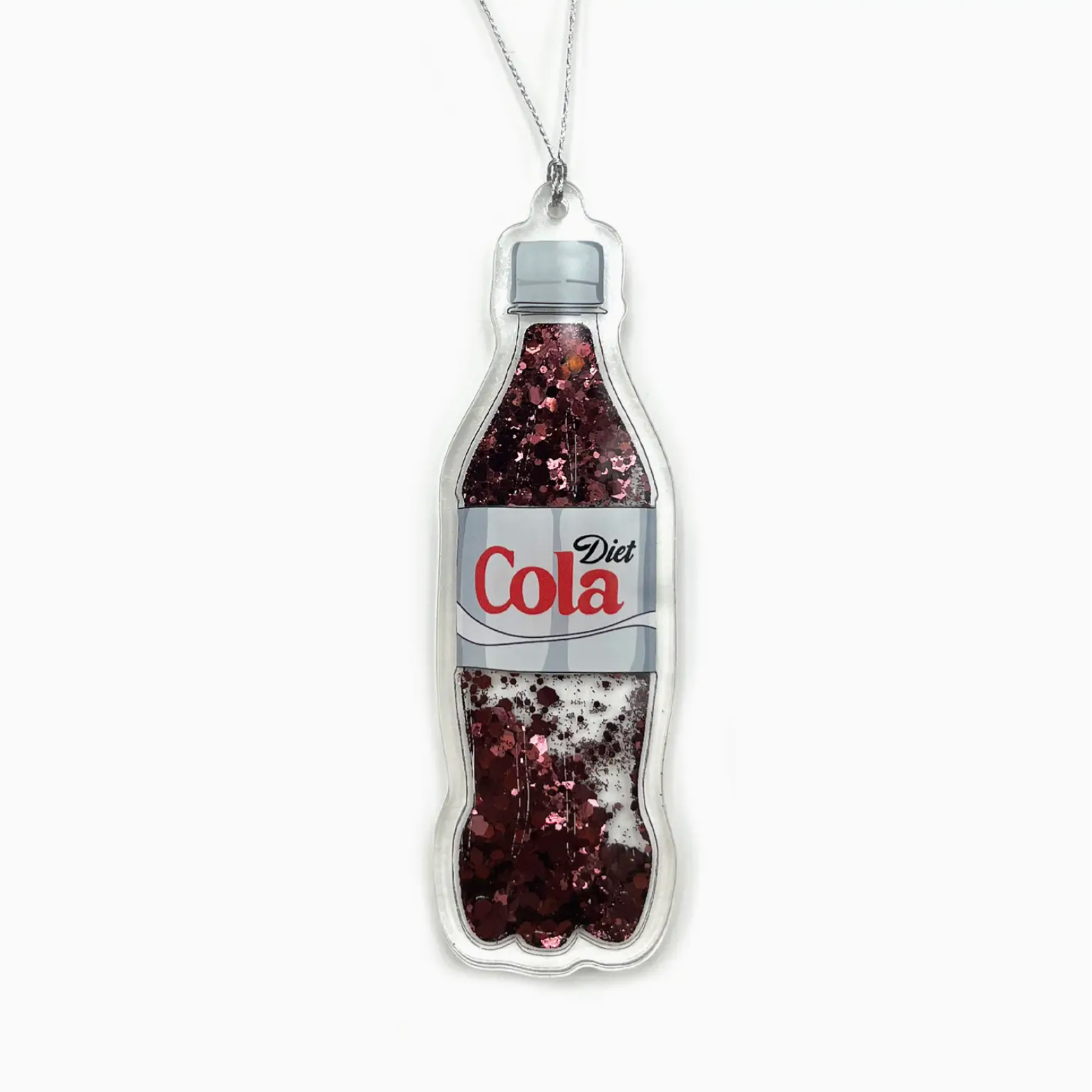 Drawn Goods Diet Cola Liquid Sparkle Ornament