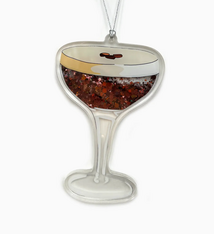 Drawn Goods Espresso Martini Glitter Ornament