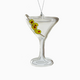 Drawn Goods Olive Martini Liquid Ornament