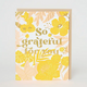 Egg Press Grateful For You Floral Card