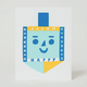 Egg Press Happy Hanukkah Dreidel Card