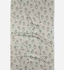 Geometry Dirty Martini Tea Towel