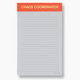 Chez Gagne Chaos Coordinator Notepad