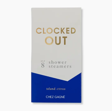 Chez Gagne Clocked Out Shower Steamers