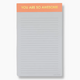 Chez Gagne You Are So Awesome Notepad