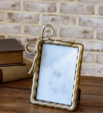 PD Home & Garden 4 X 6 GOLD RIBBON PHOTO FRAME