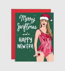 Brittany Paige Merry Swiftmas New Era Holiday Card