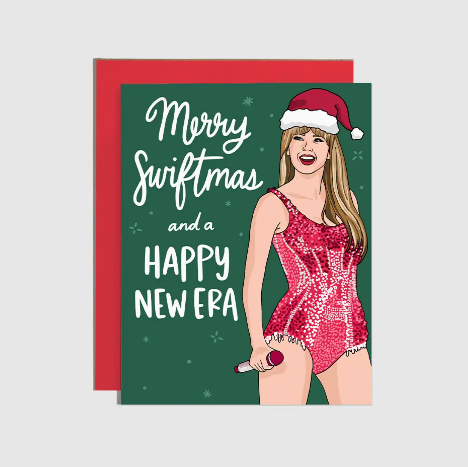 Brittany Paige Merry Swiftmas New Era Holiday Card