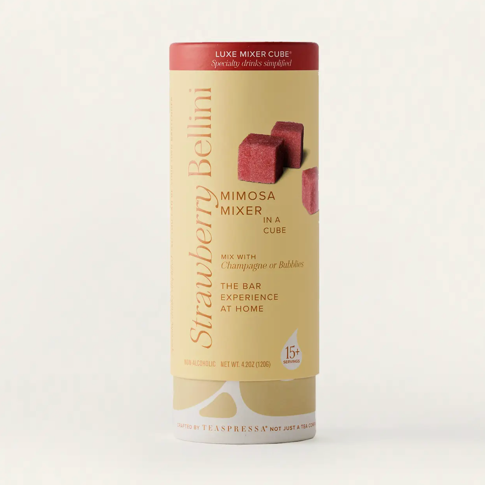 Teaspressa Strawberry Bellini Mimosa Tallboy Mixer Cubes