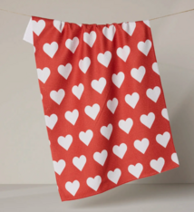 Geometry Simply Love Tea Towel