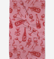 Geometry Wining and Dining Tea Towel