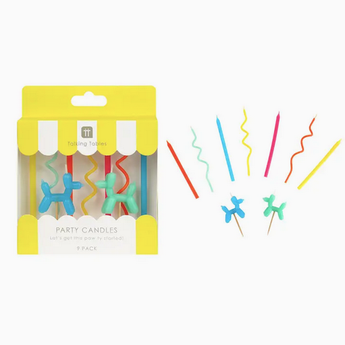 Talking Tables USA Balloon Dog Birthday Candles