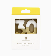 Talking Tables USA Milestone Birthday Number Candle