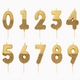 Talking Tables USA Gold Glitter Number Candle