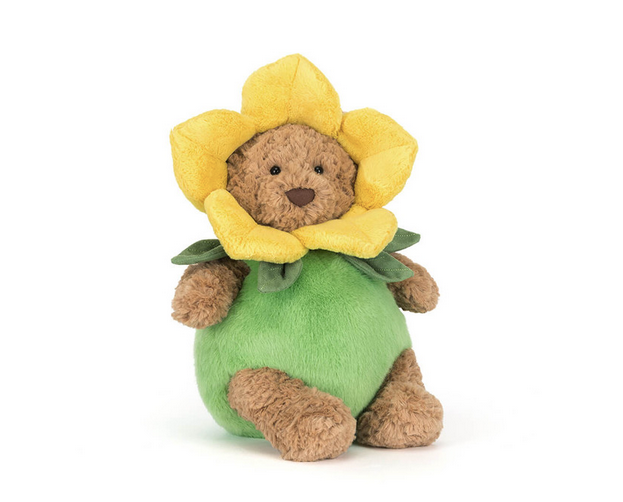 Jellycat Bartholomew Bear Daffodil Outfit