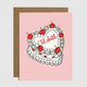 Brittany Paige 'til Death Do Us Part Vintage Cake Card