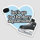 Brittany Paige Hockey Boy Aquarium Sticker