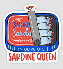 Brittany Paige Sardine Queen Sticker