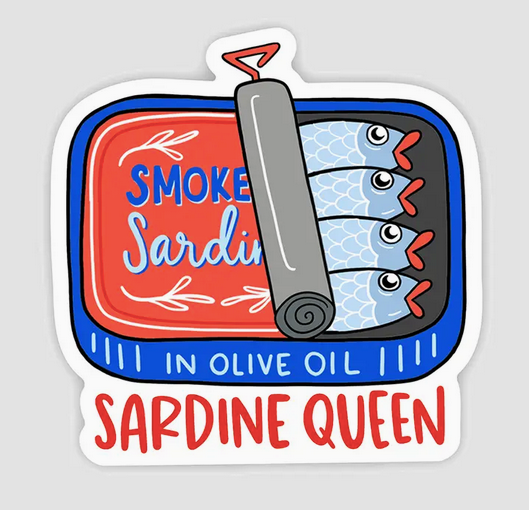 Brittany Paige Sardine Queen Sticker