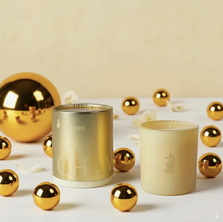 Rewined Champagne Metallic 5.5 oz Candle