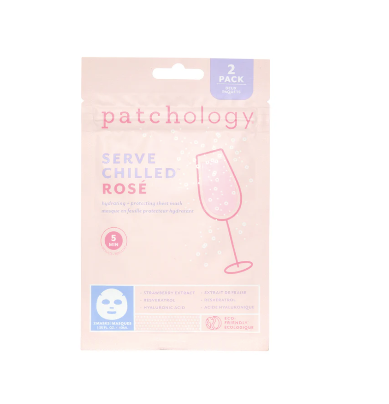 patchology Served Chilled Rosé Sheet Mask - 2 Pack
