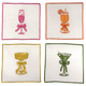 Two's Company CHEERS EMBROIDERED NAPKINS