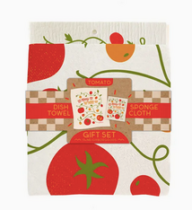 The Neighborgoods Tomato - Tea Towel + Sponge Cloth Set