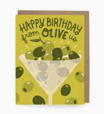 The Neighborgoods Olive Us Birthday Card