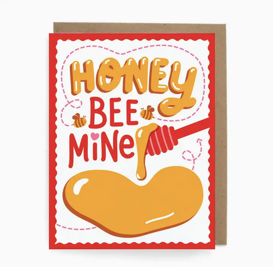 The Neighborgoods Honey Bee Mine Valentine's Day Card