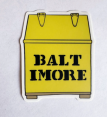 Made by Nilina Baltimore Salt Box Sticker