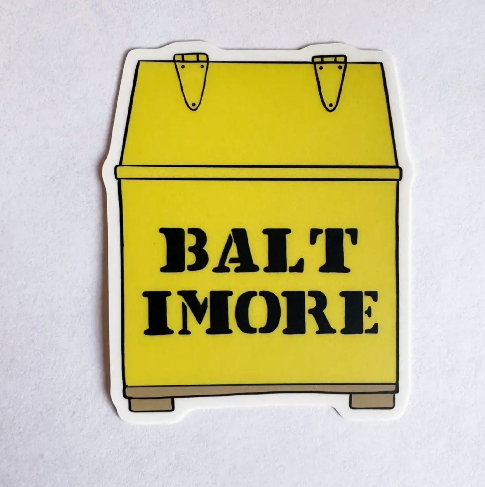 Made by Nilina Baltimore Salt Box Sticker