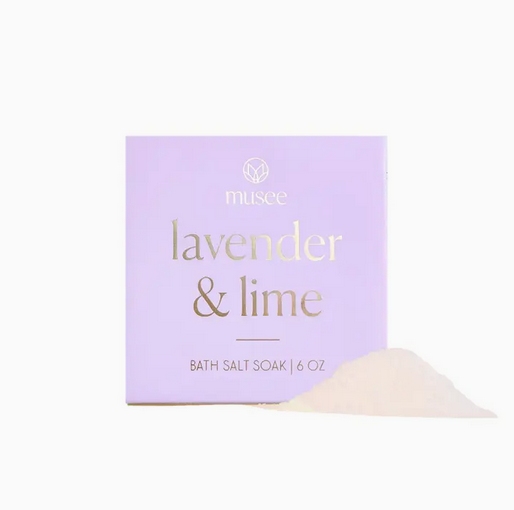 Musee Lavender & Lime Mini Bath Salt Soak