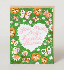 Egg Press Butterfly Love Card