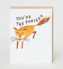 Egg Press Foxiest Fox Love Card