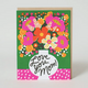 Egg Press Love You Mom Flowers Card