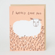 Egg Press Wooly Love You Sheep Card