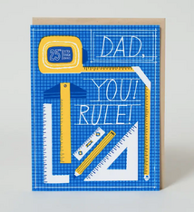 Egg Press You Rule Dad Tools Card
