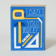 Egg Press You Rule Dad Tools Card