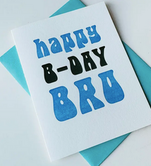 Steel Petal Press Bro Birthday Card