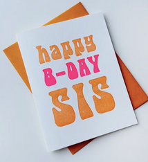 Steel Petal Press Sis Birthday Card