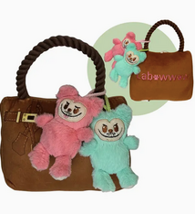 Haute Diggity Dog Labowwow Handbag Dog Toy