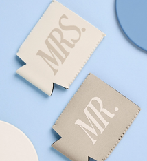 xo, Fetti Mr and Mrs Koozie Set