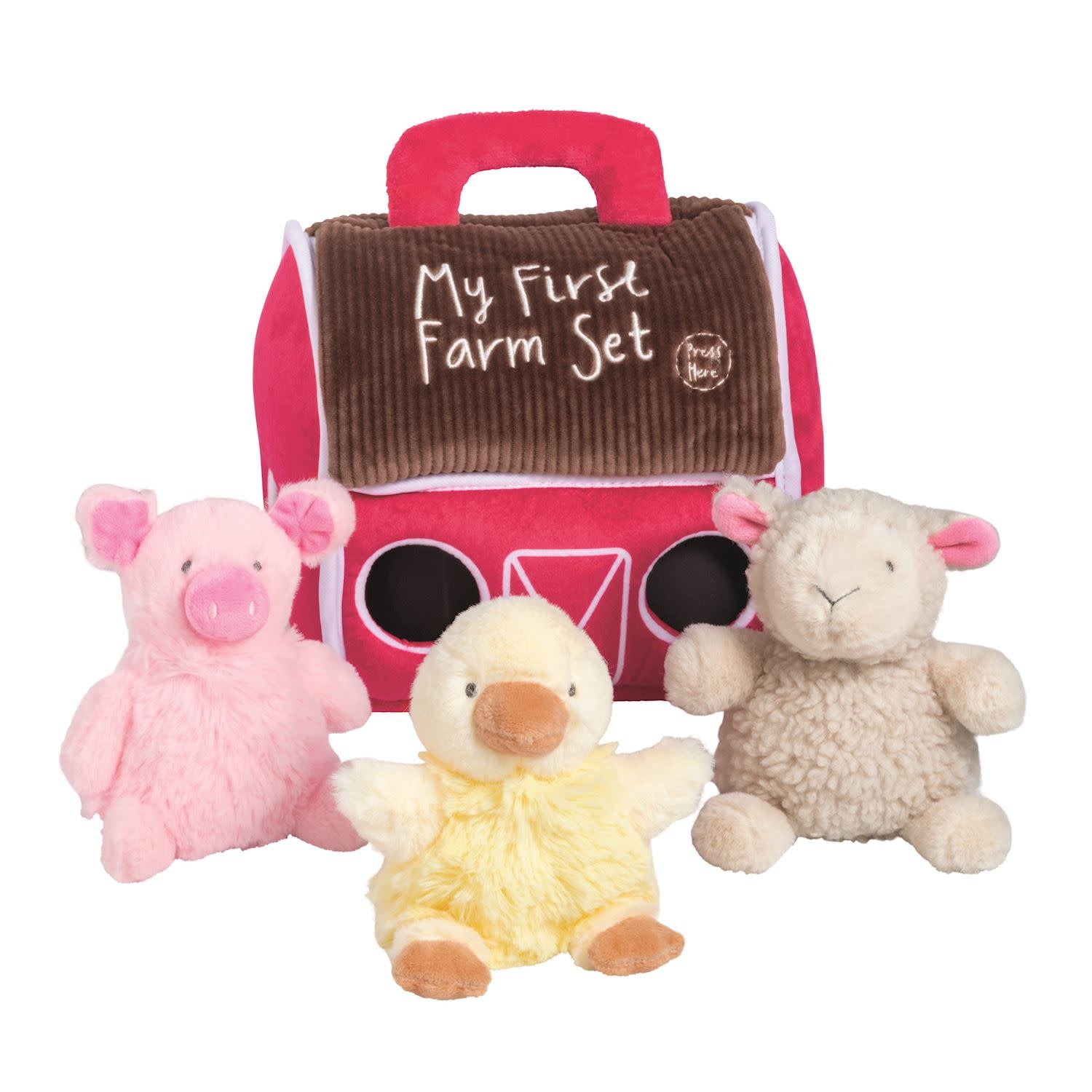 Mud Pie My First Farm Plush Set