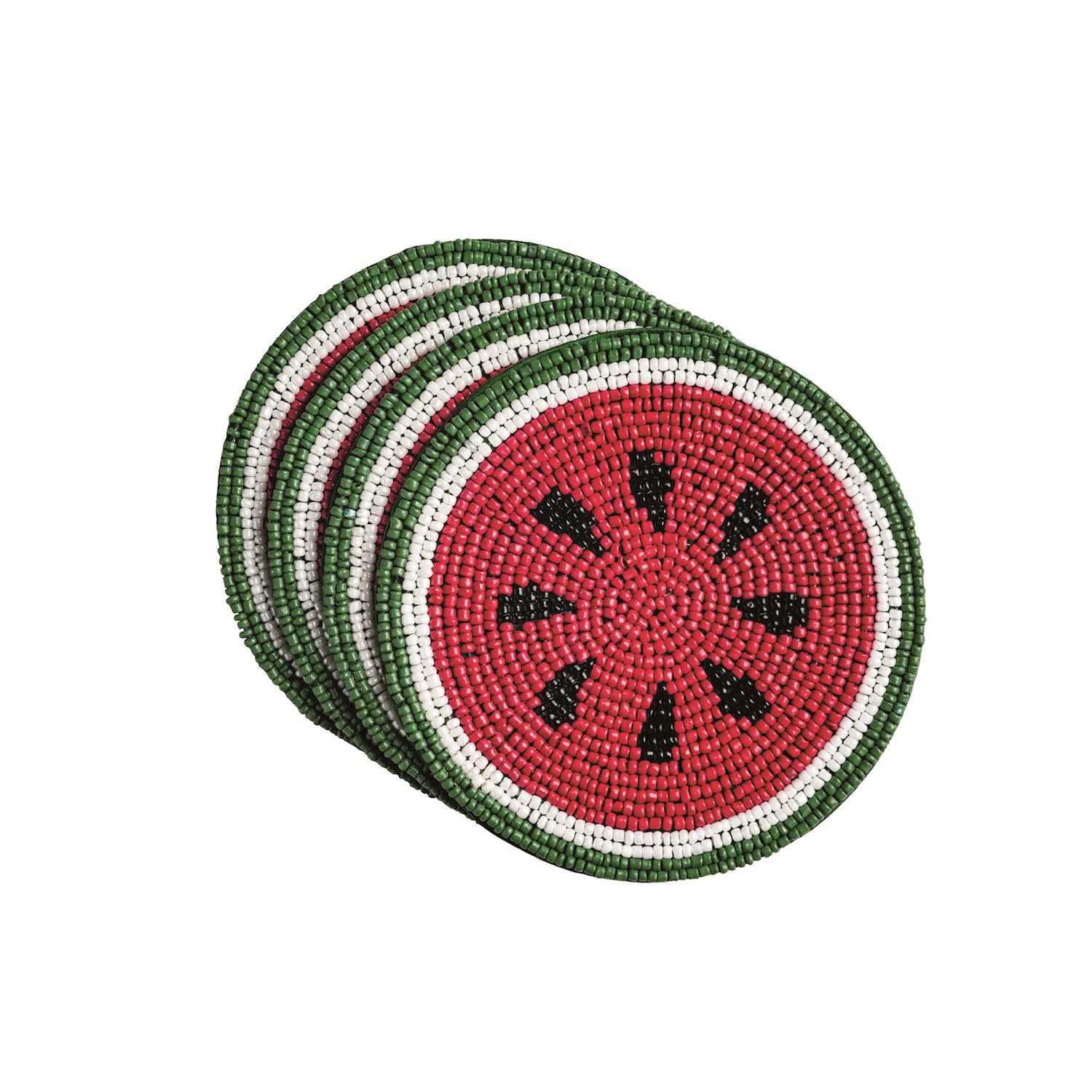 Mud Pie Beaded Fruit Coaster