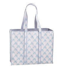 Mud Pie Bow Block Print Tote
