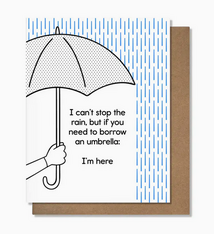Pretty Alright Goods Borrow An Umbrella Card