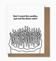 Pretty Alright Goods Count the Candles Birthday Card