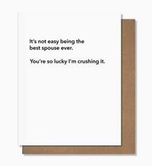 Pretty Alright Goods Crushing It Anniversary Card