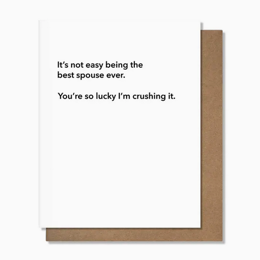 Pretty Alright Goods Crushing It Anniversary Card